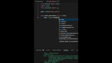 HOW TO READ A JSON FILE IN PYTHON  #pythontutorial #programming #pythonlearning #coding #learnpython