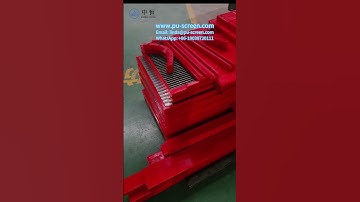 Vibrating screen mesh Polyurethane mesh #screenmesh #vibratingscreen  #mining #sandwashing  #pumesh