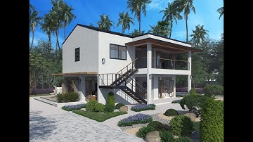 2 STOREY HOUSE DESIGN ( 3D LUMION WALKTHROUGH ANIMATION)
