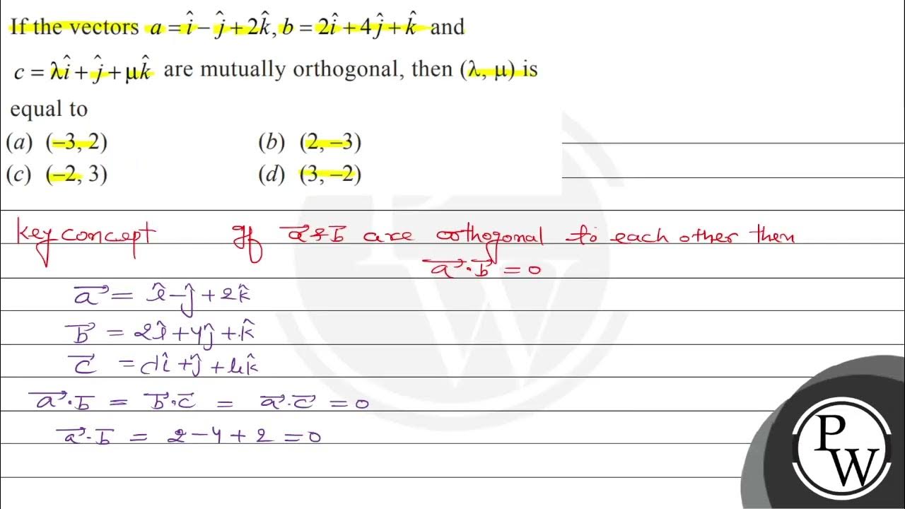 If the vectors \( a=\hat{i}\hat{j}+2 \hat{k}, b=2 \hat{i}+4 \hat{j