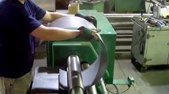 Rolling a steel cylinder