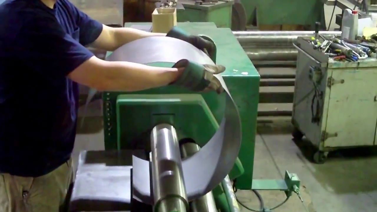 Rolling a steel cylinder YouTube