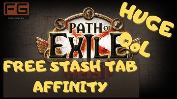 How to Use Stash Tab AFFINITY | POE