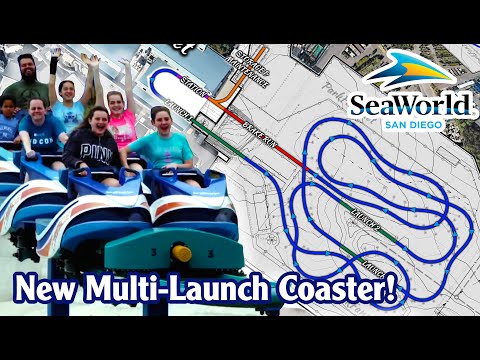 SeaWorld San Diego's Upcoming 2023 Roller Coaster: Everything We Know! Layout Breakdown + More!
