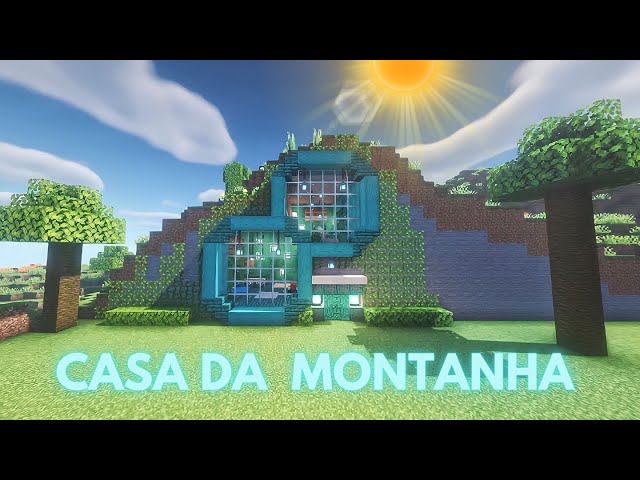 Casa pendurada na montanha - Minecraft Tutorial 