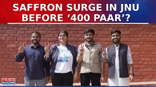 Saffron Wave In JNU As ABVP Candidates Lead In All Four Seats In Students Union Election | Top News