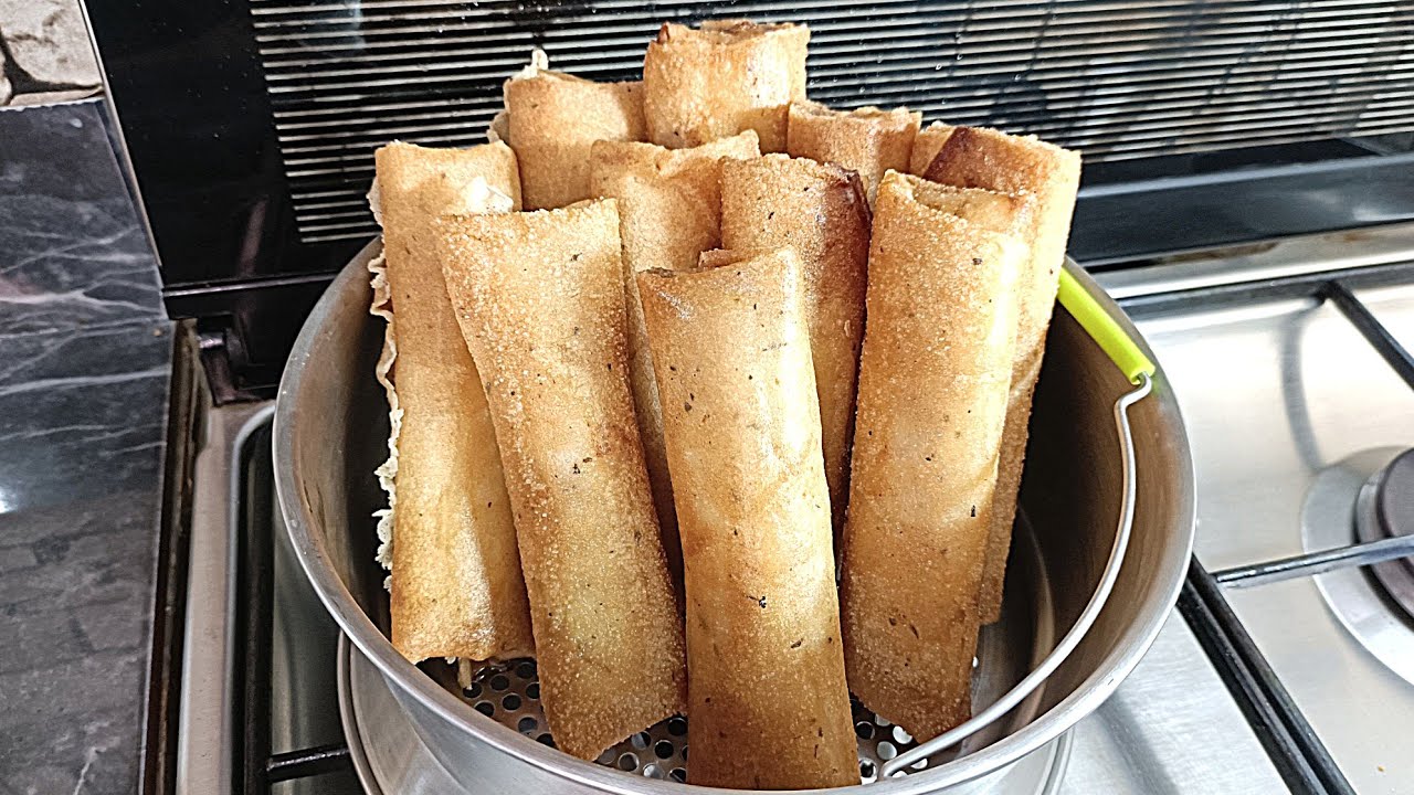 موالفة تقلي البوراك ويشربلك الزيت ارواحي نعطيك السر💥بوراك طاولة اول #رمضان #2024 بحشوكريمي سهل سريع