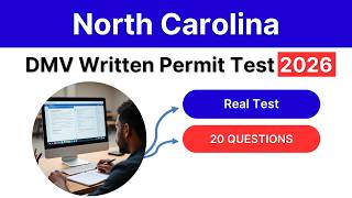 North Carolina DMV Written Permit Test 2026 – 20 Questions & Answers
