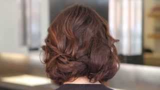 Quick Holiday Hairstyle - The Faux Bob