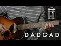 How to play in DADGAD