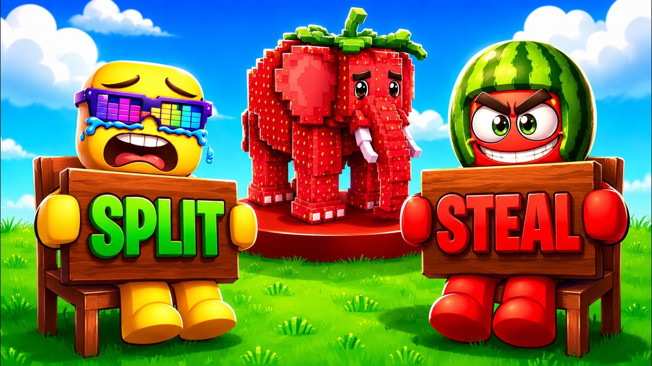 Split or Steal Brainrots in Roblox