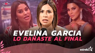 Evelina Garcia pone un huevo al finalizar su comentario sobre las comunicadoras de RD