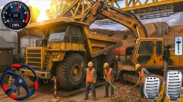 New City Road Construction Simulator Game - JCB Construction Games 2025 - Android Gameplay