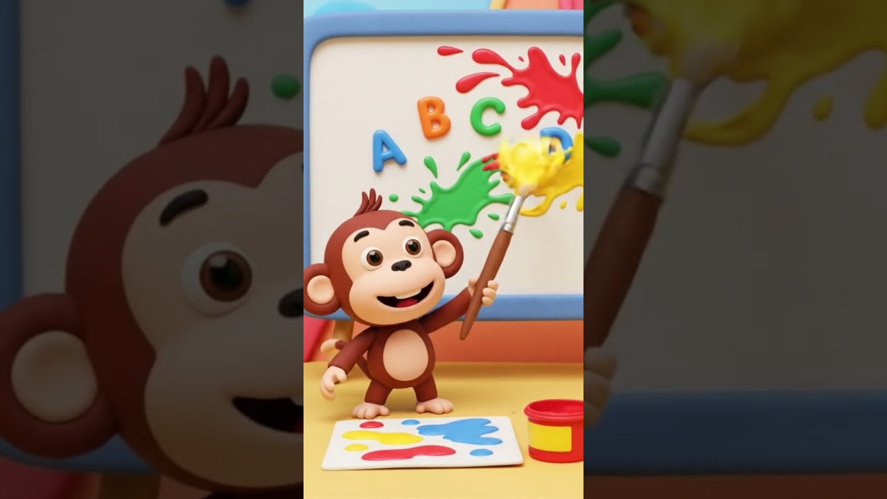 ABC 123 for Kids Play Time 🐵 | Fun Learning Shorts ! 