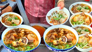 Super Delicious! Amazing Vietnamese Beef Noodle Soup Tastes - Bun Bo Hue | Vietnamese Street Food