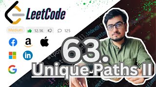 Unique Paths ||  | Leetcode #63