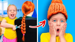 My Kid Is So Naughty! 😈💇✂️ Smart Parenting Hacks And Satisfying DIY Crafts For Your Kids