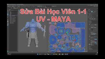 Học 3D Character - Sửa bài học viên 3D - UV - MAYA #Học3DOnline #3DArtist #TạoNhânVật3D