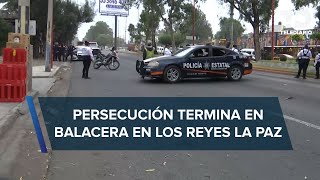 Persecución termina en balacera en la México-Texcoco, Edomex; hay un hombre muerto
