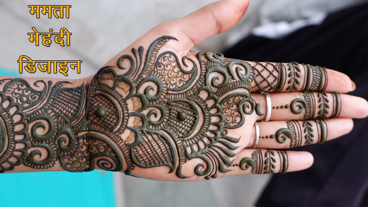 खुबसूरत सामने के हाथों के लिए अरेबिक मेहंदी डिजाइन | ममता मेहंदी डिजाइन