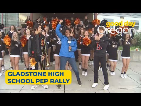Pep rally at Gladstone High School