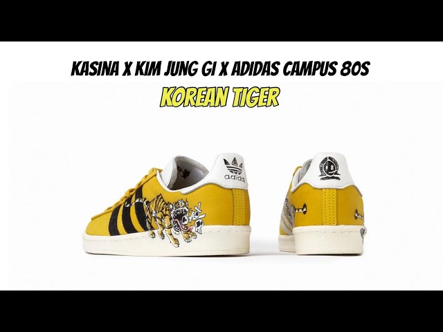 Kasina x Kim Jung Gi x adidas Campus 80s Korean Tiger - YouTube
