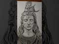 Drawing Shiv ji | Maha Shivratri special 2024 #shorts #harharshambhu    #mahashivratridrawing