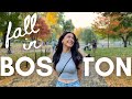 Boston vlog  a fall day in boston 