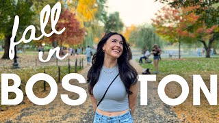 BOSTON VLOG | a fall day in boston 🍂