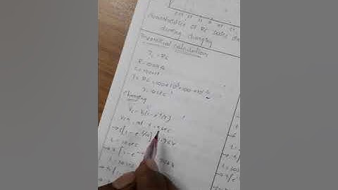 Time response  of RC circuit for non sinusoidal  input