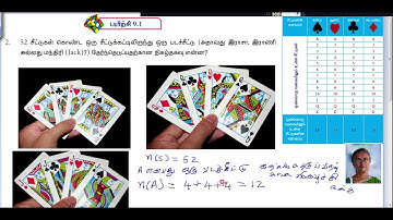 TN Samacheer Kalvi _ 9th Maths _ Probability  _ Exercise 9.1 _ Sum  2