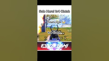 Solo Hero! 1v4 Clutch in the Final Circle #bgmi #1v4clutch