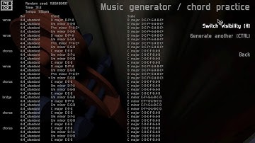 Another song created by my Procedural Music Generator