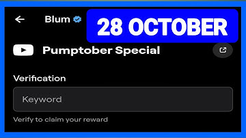 Blum verify Code Pumptober Special 28 October | Pumptober Special Blum Code | Blum New Code Today