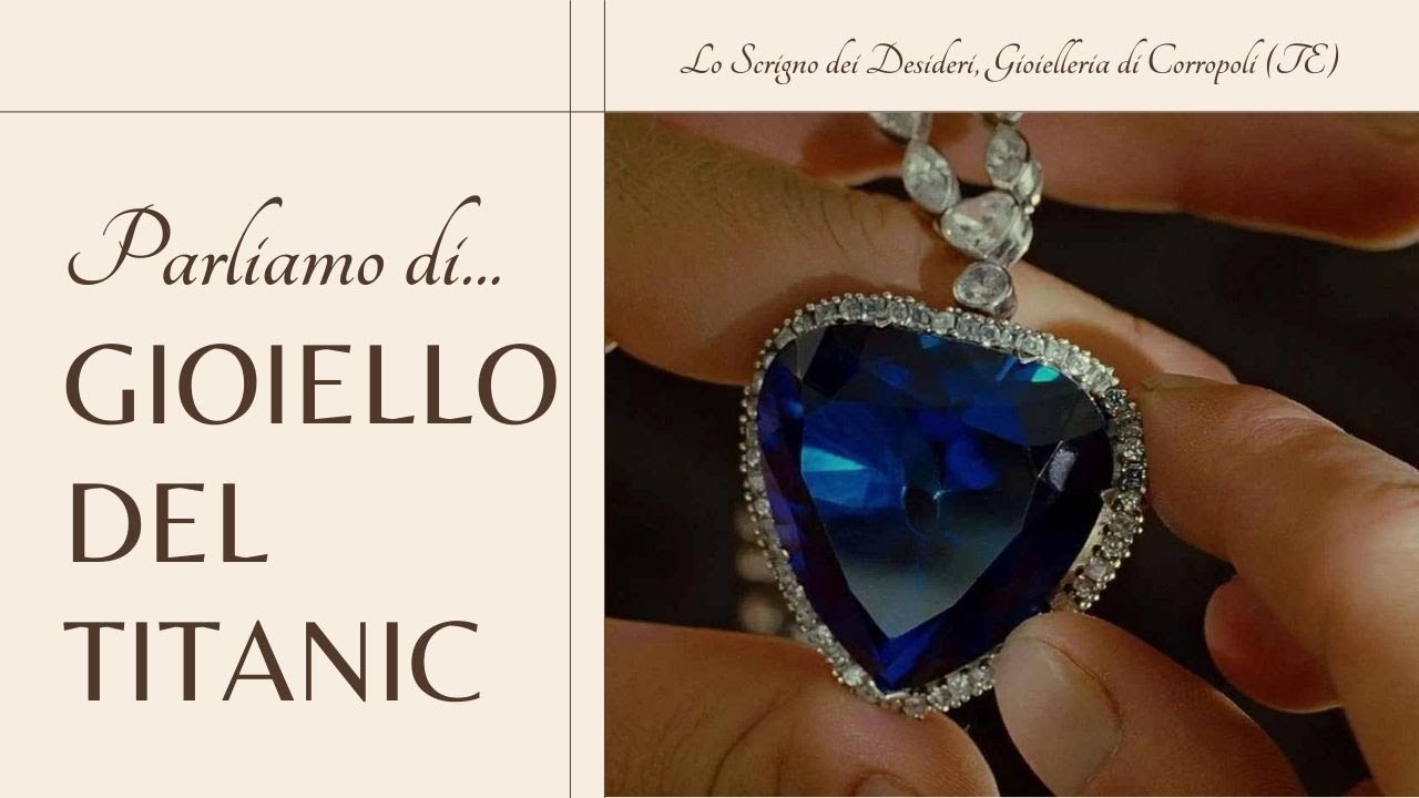 Collana Cuore Dell'Oceano Titanic – Ciondolo Blu Con Zirconi, In Argento Placcato Rodio, Regalo Romantico Per Lei - 4