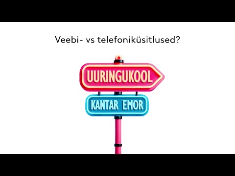 Kantar Emori uuringukool: veebi- vs telefoniküsitlused