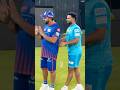 Rohit Sharma Rishabh Pant Catch Up MumbaiIndians PlayLikeMumbai Rohit Sharma Rishabh Pant Catch Up MumbaiIndians PlayLikeMumbai