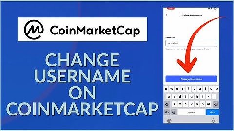 How To Change Account Username on CoinMarketCap App 2024?