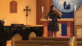 Ava Playing Vivaldi In Federated Music Festival