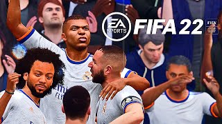 MBAPPÉ au REAL MADRID // FIFA 22 PS5 MOD Ultimate Difficulty Career Mode HDR Next Gen