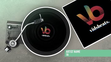 Modern Vinyl Visualizer (Create music visualizer with vidsbeats.)