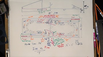 2 Player Pinball Machine Build, Part 1 (Sketching and Planning)