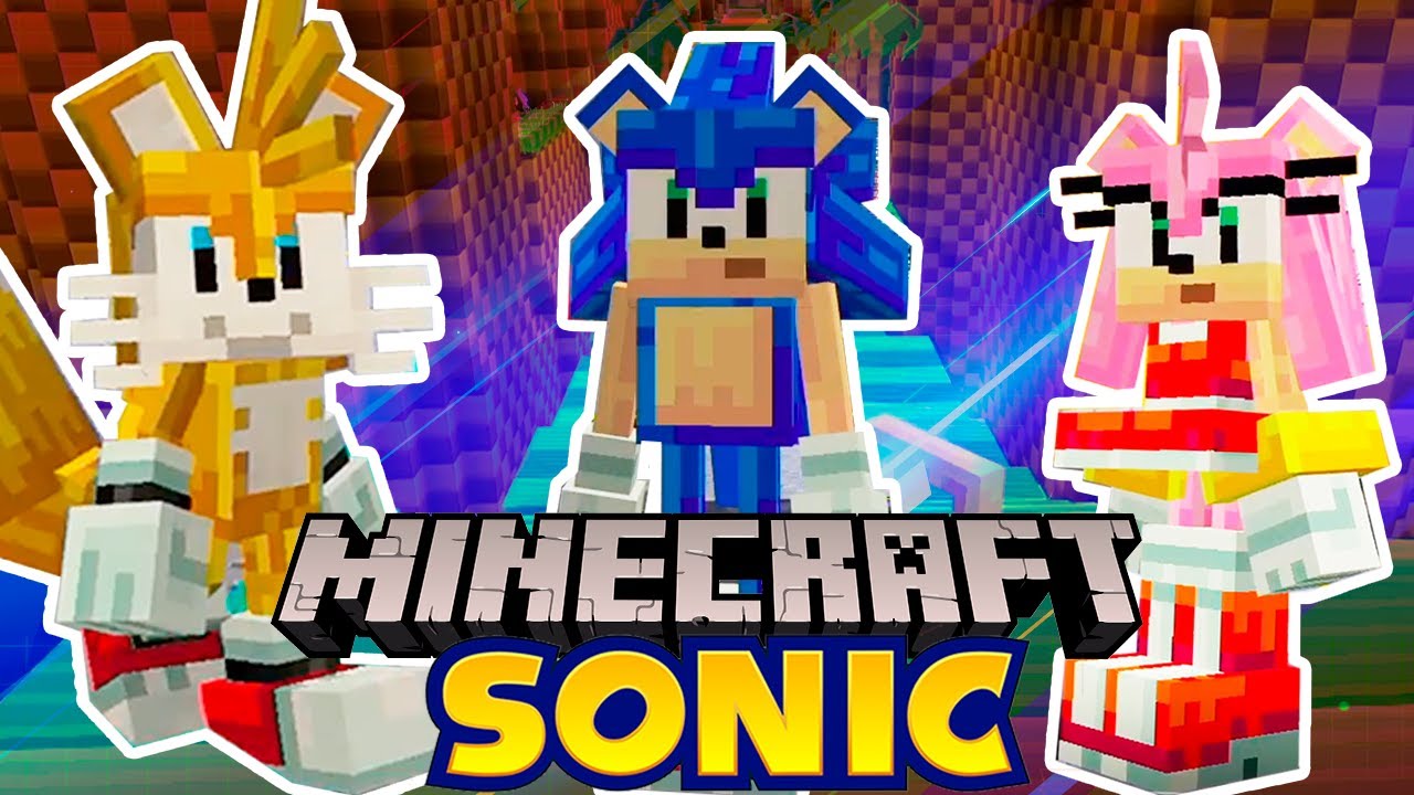 Sonic chega a Minecraft através de conteúdo para download