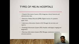 MIS APPLICATION IN HOSPITALS screenshot 1