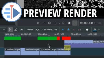 Kdenlive Preview Render or Bake Timeline Tutorial