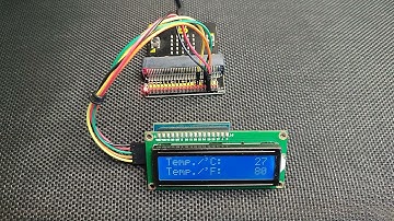BBC Micro:Bit - Internal Temperature Sensor and SPI LCD Example