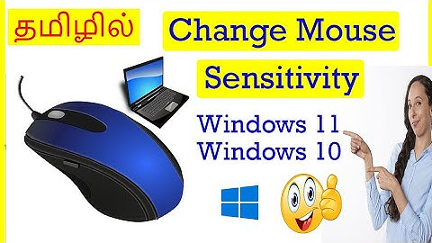 How to Change Computer Mouse Sensitivity in Windows 10, Windows 11 Tamil | VividTech