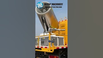 How do spray cannons minimize water usage while controlling dust？#dustsuppression