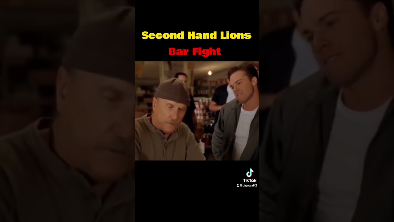 Second hand lions bar fight scene