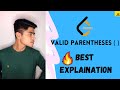 Valid Parentheses Leetcode solution || Easy Brute Force Method solution in JavaScript